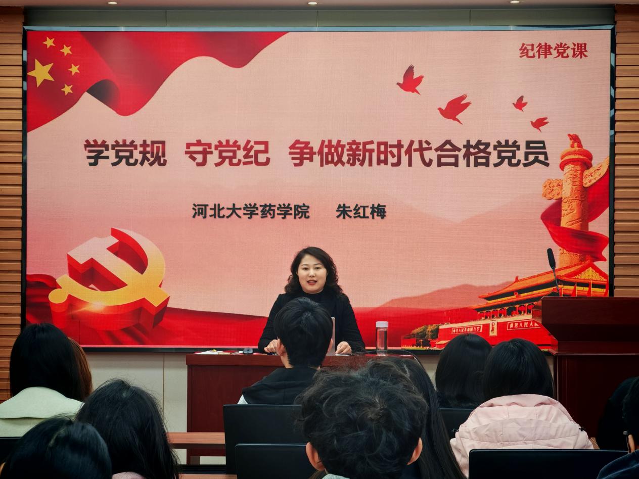 朱红梅书记上党课